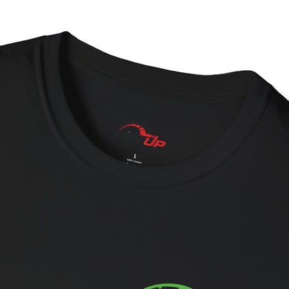RevUp Green White Cotton tee