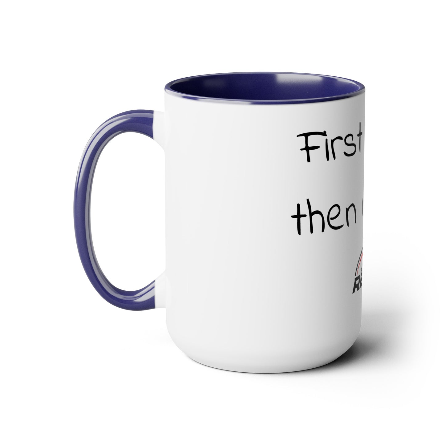 Two-Tone Coffee Mugs, 15oz